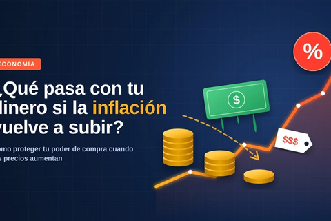 ¿Qué pasa con tu dinero si la inflación vuelve a subir?